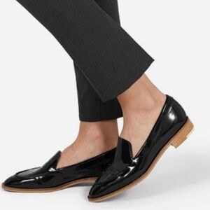 Everlane The Modern Patent 100% Leather Loafers Pointed Size 8